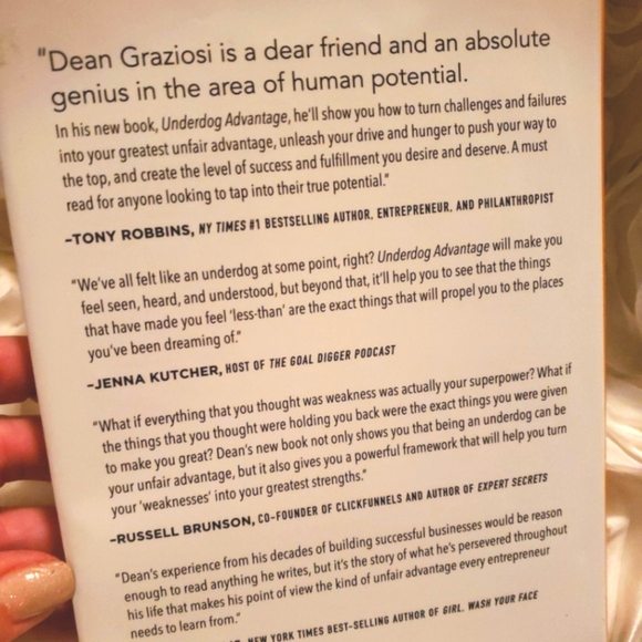 The Underdog Advantage, by Dean Graziosi Book - Picture 4 of 4